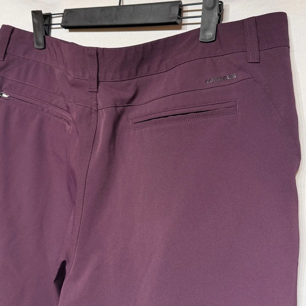 Bonobos Justin Rose Highland Tour Shorts Maroon 10” Golf Shorts Size 36 - Picture 6 of 9